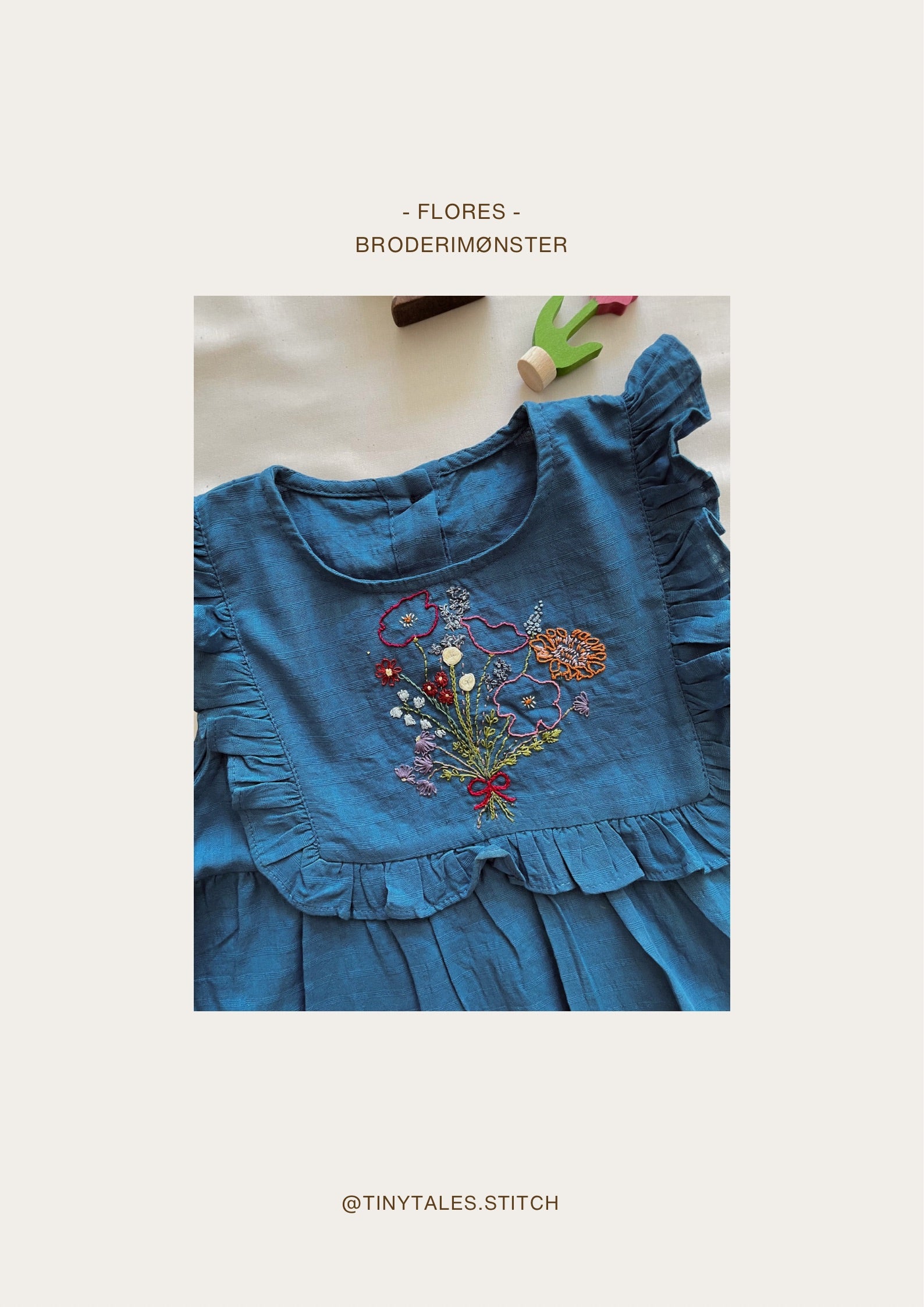 Broderimønster Flores | Digital PDF