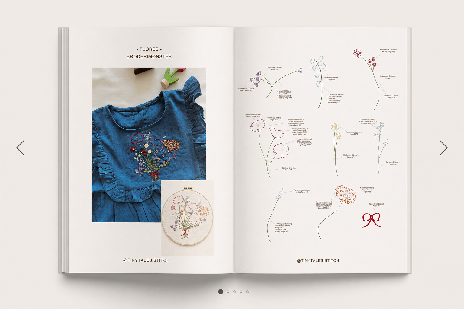 Broderimønster Flores | Digital PDF